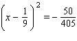 Solve the quadratic equation. Use whatever method seems to fit the situation or is convenient for you.