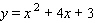 Graph the equation. Begin by completing the square on the first two terms.