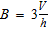 <strong>Solve the formula for B . Volume of a pyramid: </strong> A) B) C) D) E) none of these