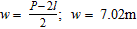 <strong>The perimeter of a rectangle with length and width is given by the formula . Solve this formula for . If the perimeter of a certain rectangle is 46.54 meters and its length is 16.25 meters, find its width.</strong> A) B) C) D) E)