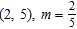 Find the equation of the line that contains the given point and has the given slope.