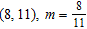 Find the equation of the line that contains the given point and has the given slope. Express equation in the form , where A , B , and C are integers.