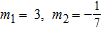 <strong>Tell whether the lines with the given slopes are parallel, perpendicular, or neither. </strong> A) neither B) parallel C) perpendicular