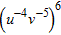 Simplify the following algebraic expression and express your answer using positive exponents only.