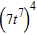 Simplify the expression.  