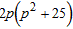<strong>Factor the following polynomial completely. </strong> A) B) C) D) E) none of these