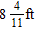 <strong>Use similar triangles to help solve the problem. A man places a mirror on the ground and sees the reflection of the top of a flagpole as shown in the figure below. The two triangles in the figure are similar. Find the height h of the flagpole. a = 11, b = 5, c = 25</strong> A) ft B) ft C) D)