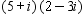 <strong>Simplify the expression. Enter the answer in a + bi form. </strong> A) B) C) D)