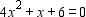 <strong>Solve the equation. Enter all roots in bi or a + bi form. </strong> A) B) C) D)