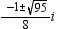 <strong>Solve the equation. Enter all roots in bi or a + bi form. </strong> A) B) C) D)