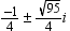 <strong>Solve the equation. Enter all roots in bi or a + bi form. </strong> A) B) C) D)