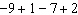 Simplify the expression using the order of operations agreement.