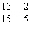 Subtract the fractions. Reduce to simplest form.  