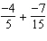 Add the fractions. Reduce to simplest form.  