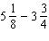 Subtract the fractions. Reduce to simplest form.  