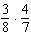 Multiply the fractions. Reduce to simplest form.  