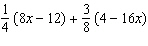 Simplify the expression   .
