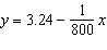 <strong>The owner of a gas station records the number of gallons of gas he sells over a period of time. He notices that the number of gallons of gas he sells depends linearly on the price he charges for each gallon. When he charges $1.67 per gallon of gas he sells 1000 gallons of gas each day. When he charges $2.49 per gallon he sells 600 gallons. Which one of the following equations model the number of gallons sold at price x ?</strong> A) y = 1814.63 -488 x B) C) D) E)