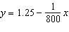 <strong>The owner of a gas station records the number of gallons of gas he sells over a period of time. He notices that the number of gallons of gas he sells depends linearly on the price he charges for each gallon. When he charges $1.67 per gallon of gas he sells 1000 gallons of gas each day. When he charges $2.49 per gallon he sells 600 gallons. Which one of the following equations model the number of gallons sold at price x ?</strong> A) y = 1814.63 -488 x B) C) D) E)
