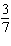<strong>For the linear equation find the slope of the line.</strong> A) 7 B) 21 C) D) E) -7