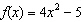 <strong>Using the function determine the average rate of change of the function between and .</strong> A) B) 95 C) D) -1 E) 96