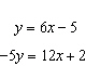 <strong>Find the point at which the graphs of the two linear equations intersect. </strong> A) (0 0) B) ( 5 ) C) ( ) D) ( ) E) ( )