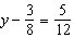 The solution to the equation   is