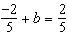 The solution to the equation   is  