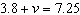 The solution to the equation   is  