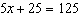 The solution to the equation   is