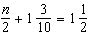 The solution to the equation   is