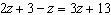 The solution to the equation   is