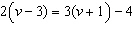 The solution to the equation is