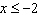 The solution set   is equivalent to   in interval notation.