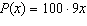 <strong>A town starts with 100 people and grows by 9% per year with x representing the number of years. Which of the following functions model this behavior?</strong> A) B) C) D) E)