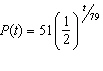 The model describes the amount of Cesium-137 remaining after t years. Which one of the following written statements best describes the behavior of Cesium-137?
