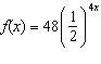 The model describes the amount of Krypton-91 remaining after x minutes. Which one of the following written statements best describes the behavior of Krypton-91?