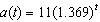 <strong>Morphine is administered to a patient intravenously with an initial amount of 11 mg. About 36.9% of the morphine in a patient's body is metabolized and leaves the body each hour. Which one of the following models the amount of morphine remaining in the body after t hours?</strong> A) B) C) D) E)