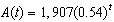 <strong>Using the following table of a function that models exponential decay determine which one of the following models the amount of radioactive substance as a function of time? </strong> A) B) C) D) E)