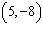 Find the slope of the line that goes through the points and .