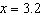 Find the x- intercept of the equation .