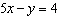 Graph the equation using the slope and y- intercept. Graph at least three points. Clearly label and scale the axes.