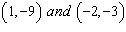 Determine the equation of the line that passes through the given points. Put the final answer in form. Points: