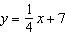 Find the equation of the line perpendicular to passing through the point .