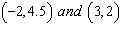 Determine the equation of the line that passes through the given points. Put the final answer in form. Points:
