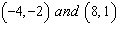 Determine the equation of the line that passes through the given points by using the point-slope form. Put the final answer in form. Points: