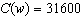 is a function that represents the cost in dollars to make w wheels. Find w such that .