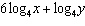 <strong>Which one of the following is the correct expansion of the logarithm expression ?</strong> A) B) C) D) E)