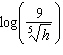 <strong>Which one of the following is the correct expansion of the logarithm expression ?</strong> A) B) C) D) E)