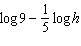 <strong>Which one of the following is the correct expansion of the logarithm expression ?</strong> A) B) C) D) E)